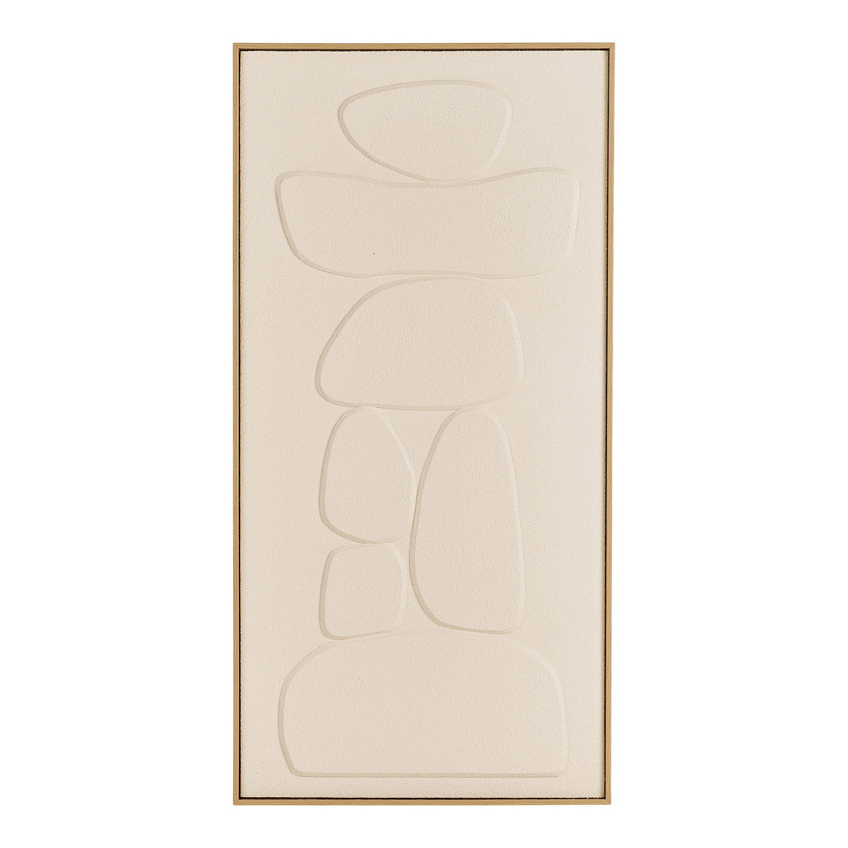 VIKO – תמונת קיר עם רליף בגוון בז׳, 60×120