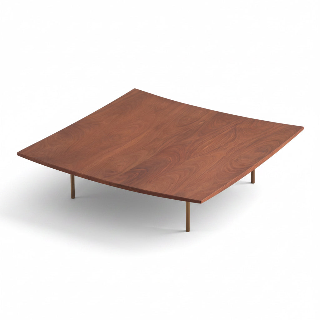 שולחן הסלון SKOLL בחיפוי פורניר עץ בגוון Rosewood